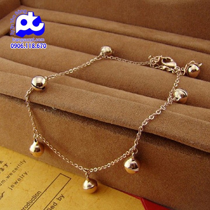 Lắc chân nữ titan cao cấp sang trọng phong cách hàn quốc cao cấp không đen - BB_LC_35