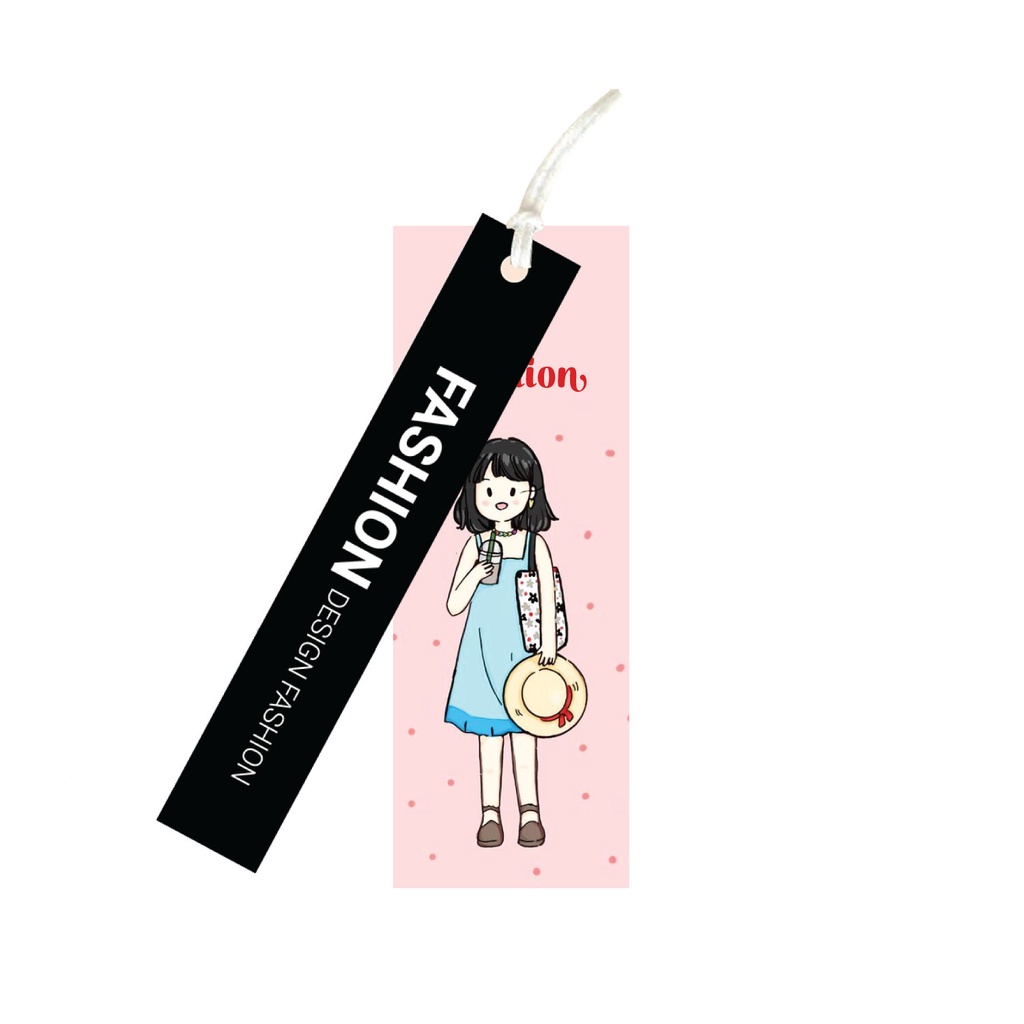 Set 100 mác lớn + 100 mác nhỏ fashion giấy bìa cứng, mẫu dễ thương