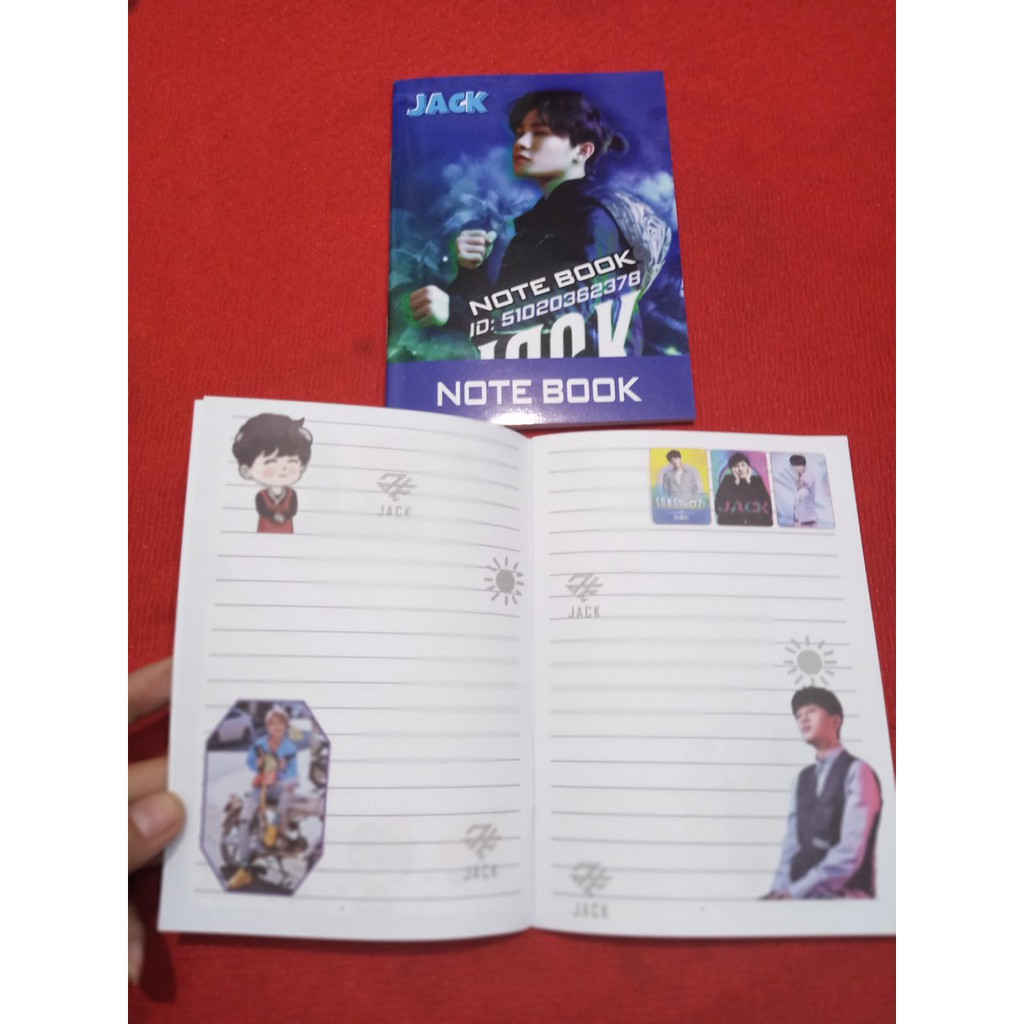 Notebook JACK J97 in hình trong từng trang