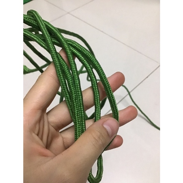 Dây Dù Buộc Bạt, Chằng Hàng, Cắm Trại, Cột Đồ, Mắc Tăng/ Võng Tròn Màu Xanh Loại 1