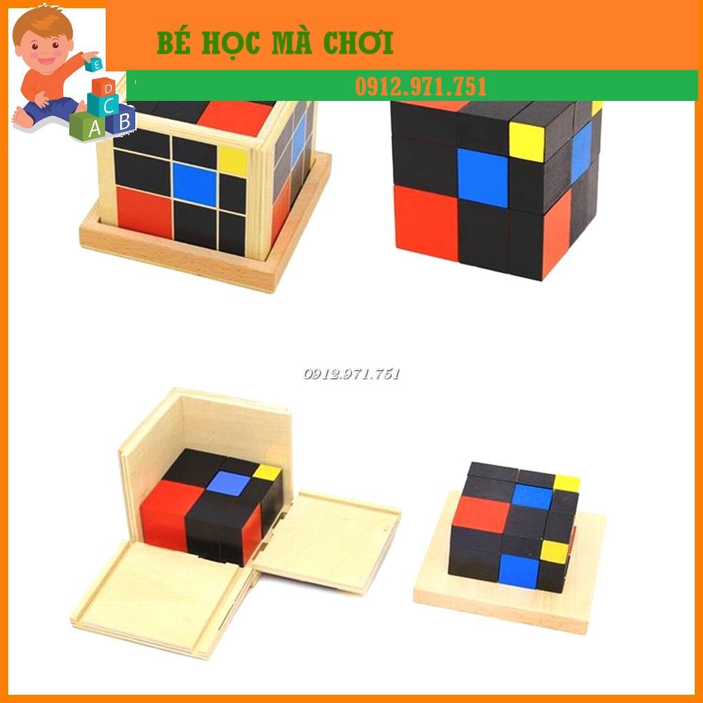 Giáo cụ Montessori - Khối tam thức