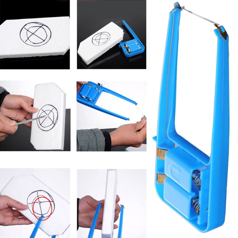 Máy Cắt Xốp Dây Điện Polystyrene Cỡ Nhỏ Màu Xanh Dương DIY