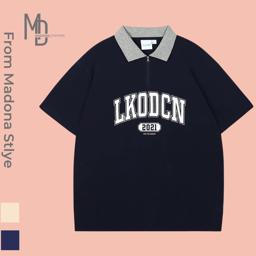 Áo Polo 100% Cotton LKODCN Bóng Chày, Áo POLO Mẫu Mới 2022 form Madona Style