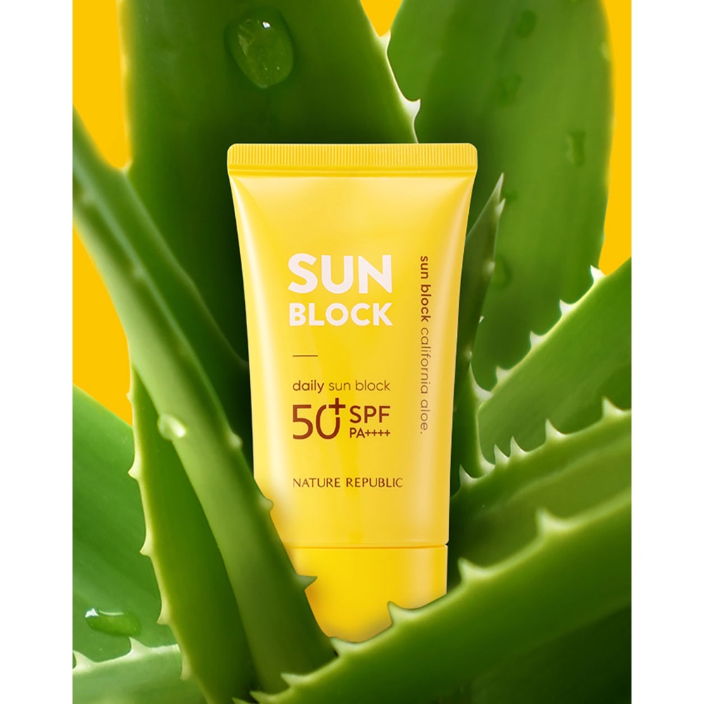 Kem Chống Nắng Nature Republic California Aloe Daily Sun Block SPF50+PA+++ 57ml