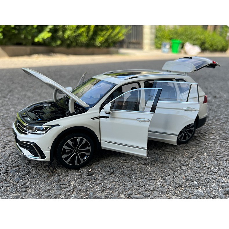 Mô hình xe Volkswagen TIGUAN L 2022 SUV tỉ lệ 1:18