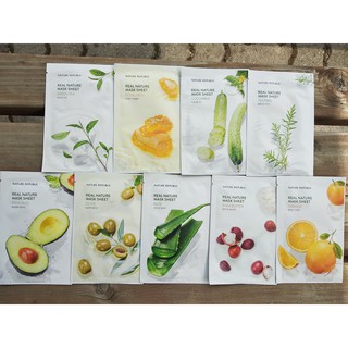 (Mua 10 tặng 1) Mặt nạ Mask Nature Republic - Hàn Quốc