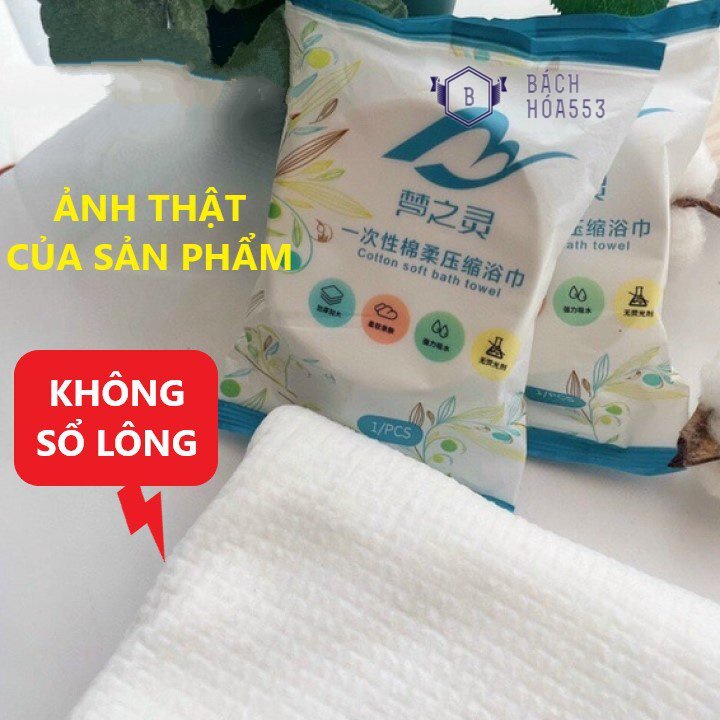 Khăn tắm viên nén du lịch dùng 1 lần (70x140cm)