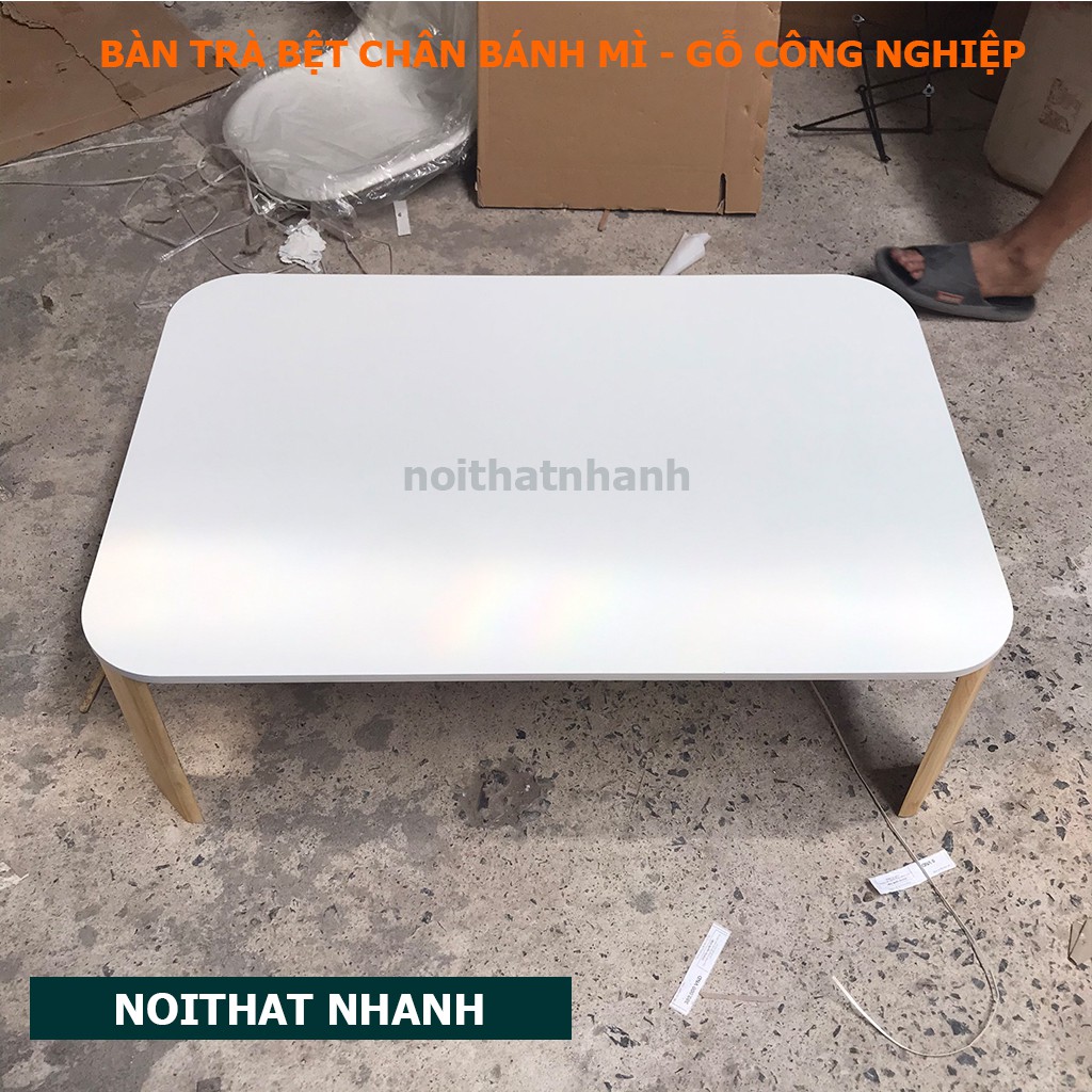 𝐁𝐚̀𝐧 𝐭𝐫𝐚̀ ngồi bệt, gấp gọn 𝐜𝐡𝐚̂𝐧 𝐛𝐚́𝐧𝐡 𝐦𝐲̀ kiểu nhật, mặt gỗ cao su & chân có thể gấp gọn