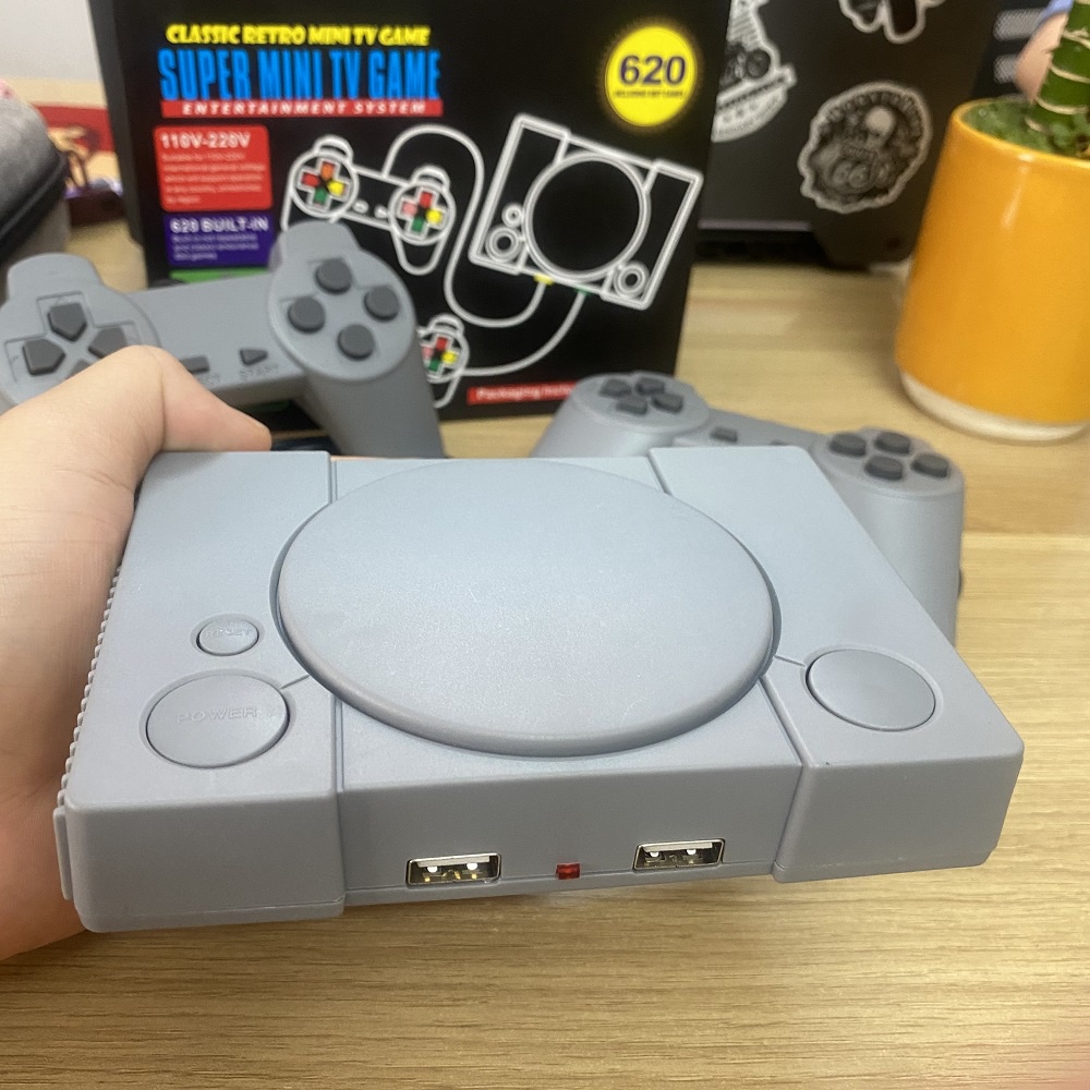 🔥BỘ 620 GAME HUYỂN THOẠI🔥 Máy Chơi Game 4 Nút Có Dây GameStation IB Tích Hợp 620 Games  Cổ Điển Kết Nối TV Cổng AV