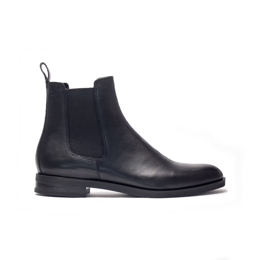 Giày boot THE WOLF classic chelsea boot - Black -o97 ! :