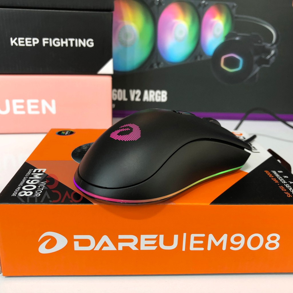 Chuột Gaming Dareu EM908 Led RGB , Gaming Gear Chuột Dareu EM908