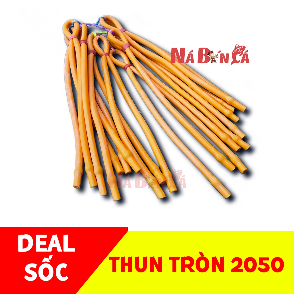 [Giá Chuẩn] Dây thun tròn 2050 Loại 2 Dây Đôi Cao Cấp Kẹp Vào Nhau Tăng Lực Đẩy Cho Ná ,Thun tròn ná cao su bắn cá, hàng