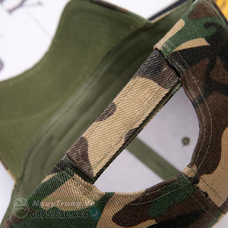 Mũ lưỡi trai rằn ri camo ngụy trang cao cấp