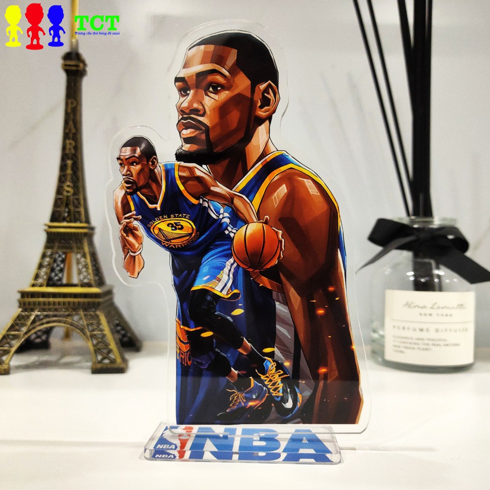 Tượng standee acrylic cầu thủ bóng rổ NBA Kenvin Durant