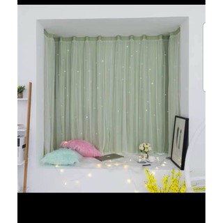 (CÓ SẴN) Rèm dán tường, màn dán tường