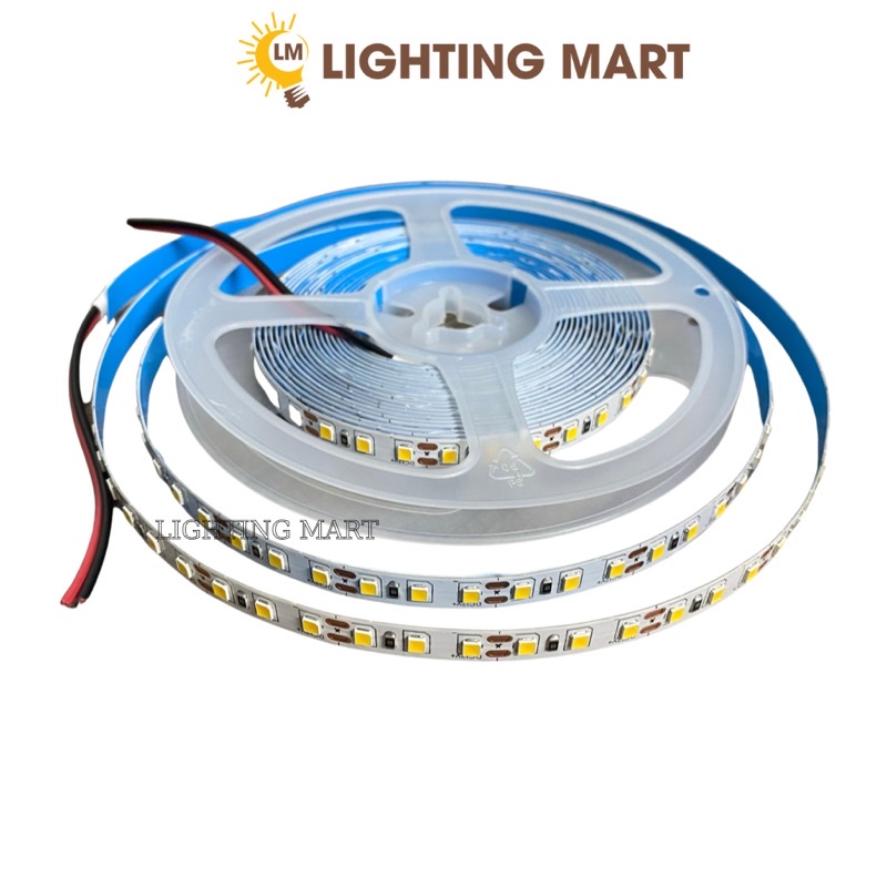 Đèn Led dán 2835 5m 12V 120 led (không chống nước) trang trí tủ, kệ