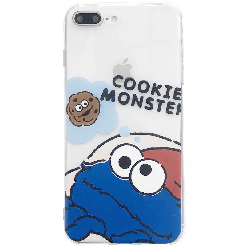 Ốp lưng iphone hình Cookie Monster 6 6S 6Plus 6S Plus 7Plus 8Plus X XSMax 11 11 ProMax - Infinity Case M21