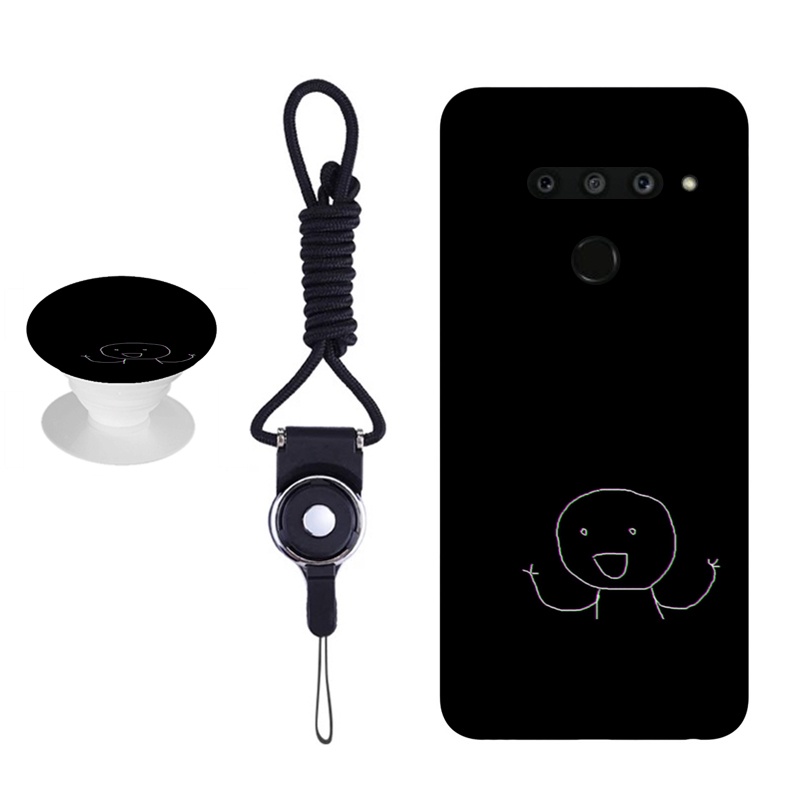 Ốp Điện Thoại Chống Sốc Kèm Dây Đeo Cho Lg V50 Thinq