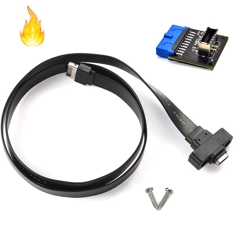 Cáp Mở RộNg USB 3.1 LoạI C 50Cm, USB 3.1 Type E Sang USB 3.1, CáP 2 10Gbps