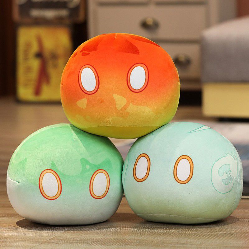 Thú bông mochi slime Genshin Impact 10/30/40/50 cm