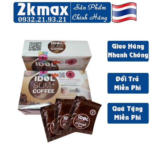 Combo 2 Hộp CAFE IDOL SLIM+ X2 THÁI LAN CHÍNH HÃNG