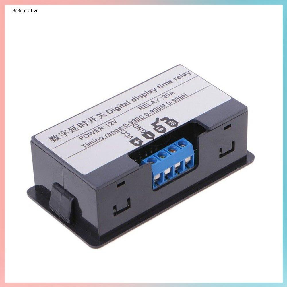 ✨chất lượng cao✨12V 110-220V Timing Delay Relay Module Cycle Timer Digital LED Dual Display