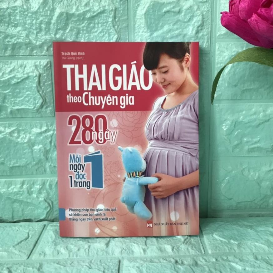 Sách - Thai Giáo Theo Chuyên Gia, 280 Ngày, Mỗi Ngày Đọc Một Trang - Minh Long