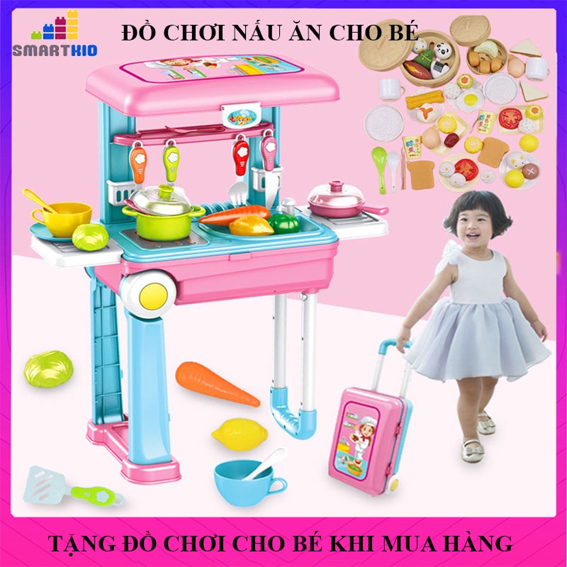 Đồ Chơi Nhà Bếp Nấu Ăn, Đồ Chơi Trẻ Em, Bé Thoả Sức Sáng Tạo, Bảo Hành 3 Tháng