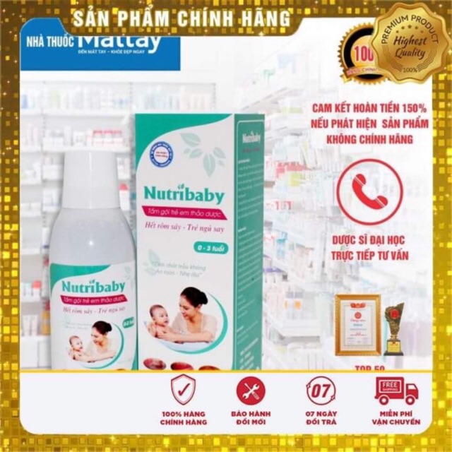 Nutribaby - Sữa Tắm Gội Thảo Dược Dành Cho Trẻ Em