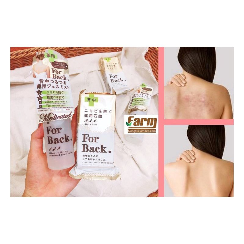 Bộ đôi giảm mụn lưng Forback - gồm xà phòng Forback và xịt dưỡng Forback