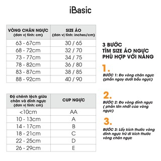 Áo Bra Phối Ren iBasic BRAY033