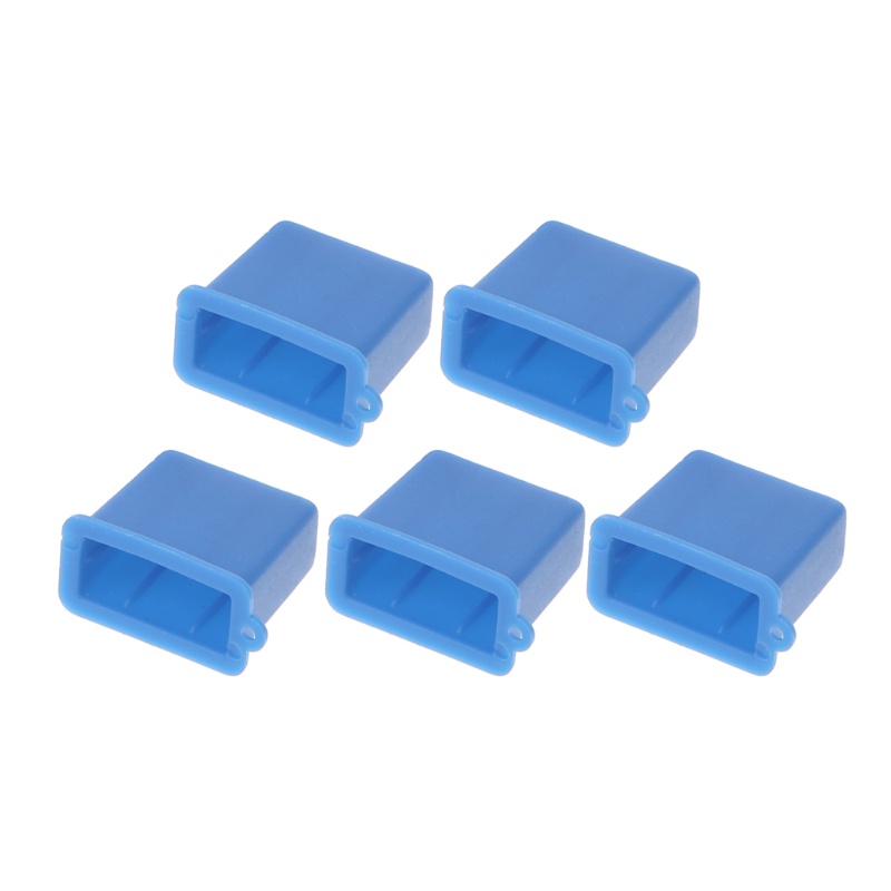 Set 5 Vỏ Bọc Nút Bịt Cổng Usb Type A Chống Bụi Tiện Dụng Cho Cắm Trại