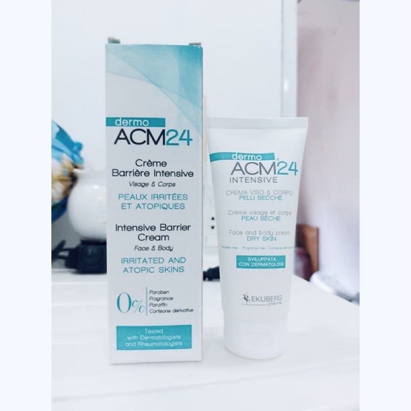 Kem dưỡng ACM24 Ý - Dành cho da khô mãn tính, viêm da, da nhạy cảm