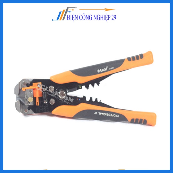 Kìm Tuốt Dây-Bấm Cốt Tự Động Asaki AK-0339