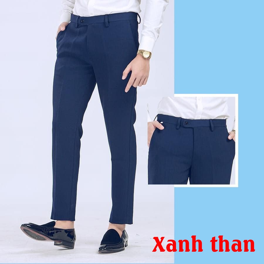 Quần âu nam cao cấp lịch sự chống nhăn màu đen chuẩn soái ca Hàn Quốc | BigBuy360 - bigbuy360.vn