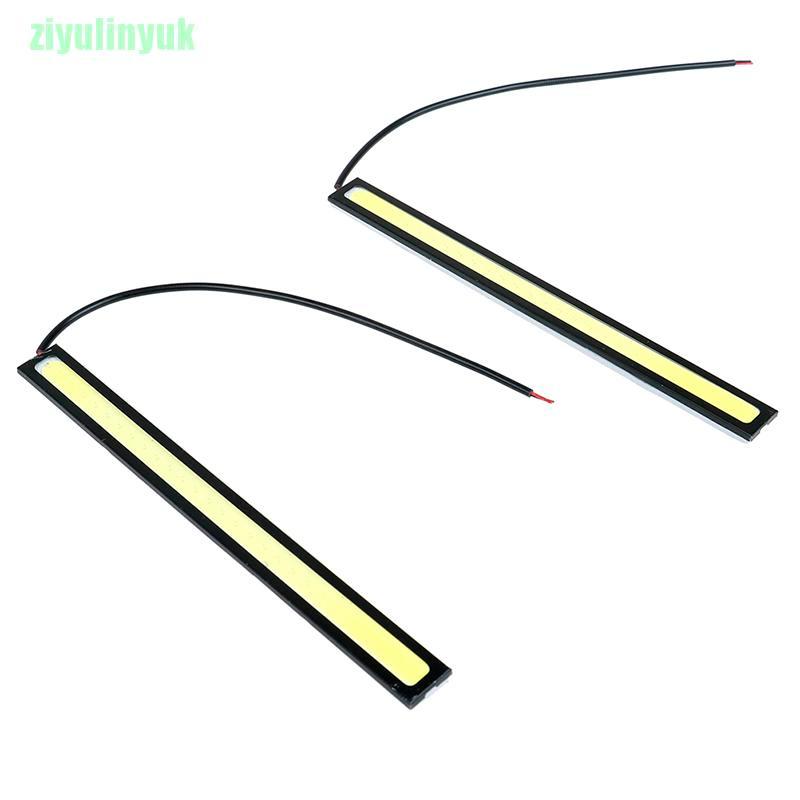 Bộ 2 Đèn Led Cob Siêu Sáng Chống Thấm Nước 12v Cho Xe Hơi