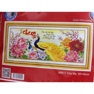 Combo 1 thêu cha mẹ 1 đá cha mẹ