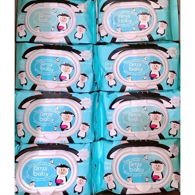 Khăn ướt AMY BABY không mùi - 80 tờ