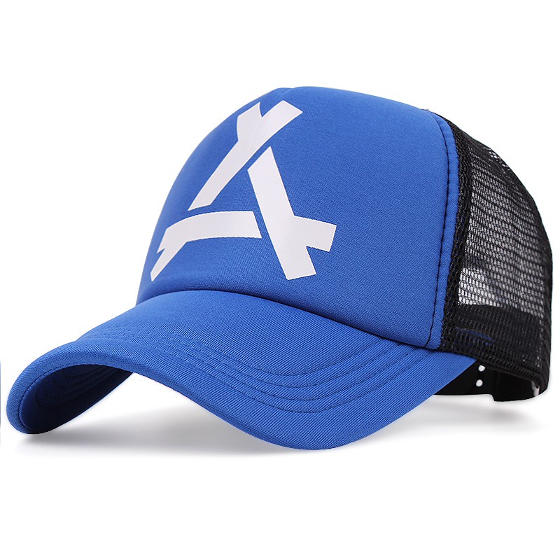 Mũ lưỡi trai cotton phối lưới phong cách hip hop thời trang mùa hè cho nam nữ