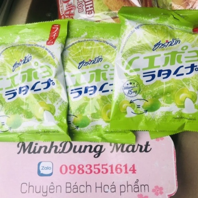 Kẹo chanh muối trái tim thái 100g