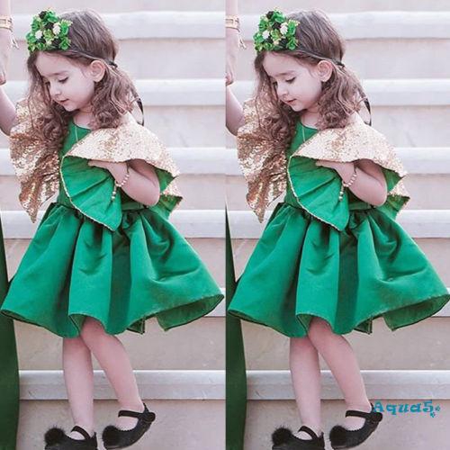 Đầm công chúa đính sequin xinh xắn cho bé gái