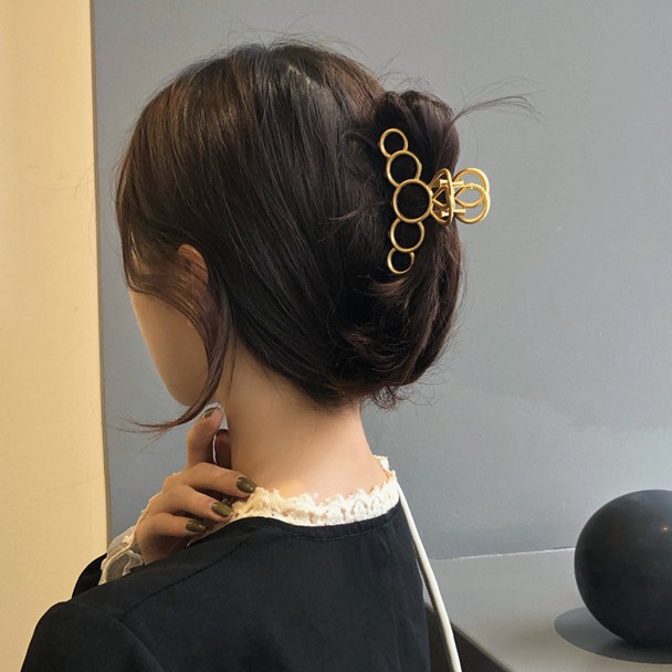 Kẹp tóc kim loại phong cách Hàn Quốc dành cho nữ
