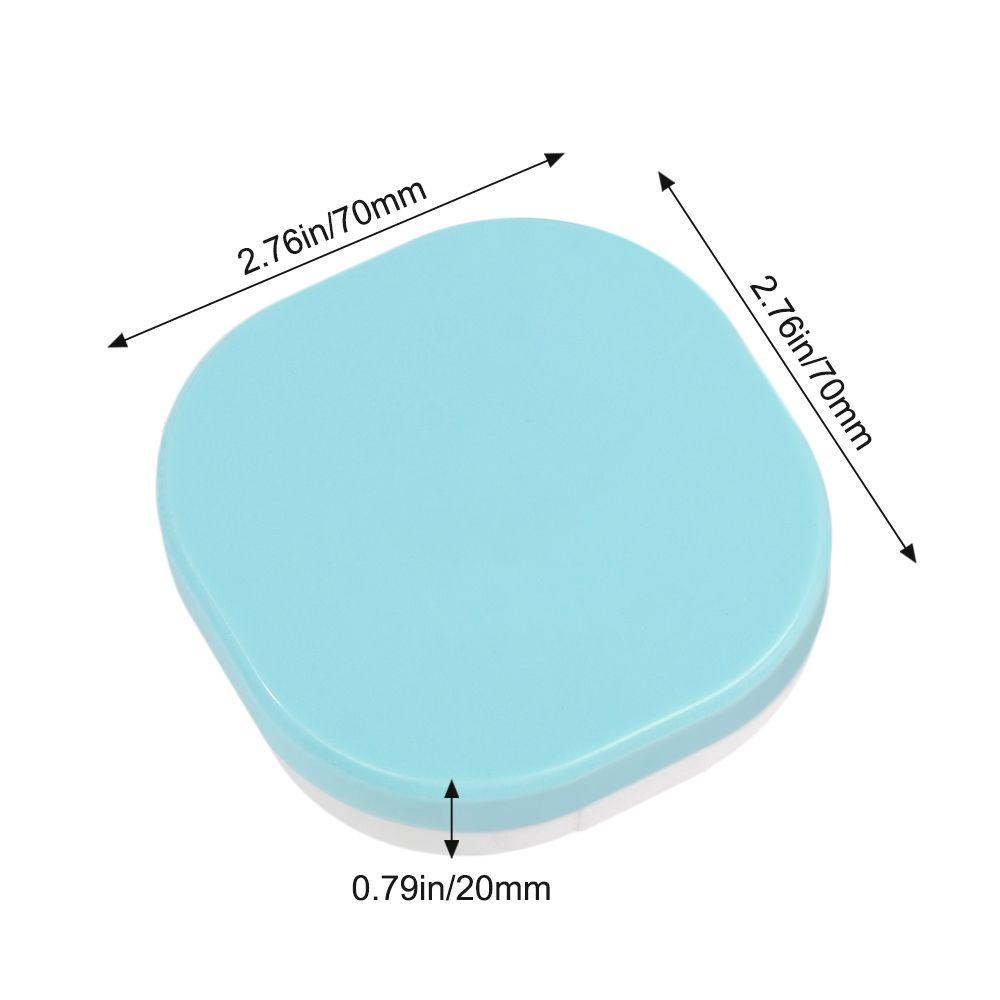 Hộp Đựng Kính Áp Tròng Tráng Gương Mini DIY Ốp