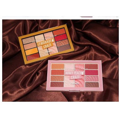 Phấn Mắt Novo 3in1 Ornate Kiêm Bắt Sáng Và Má Hồng Hàng Nội Địa Trung | BigBuy360 - bigbuy360.vn