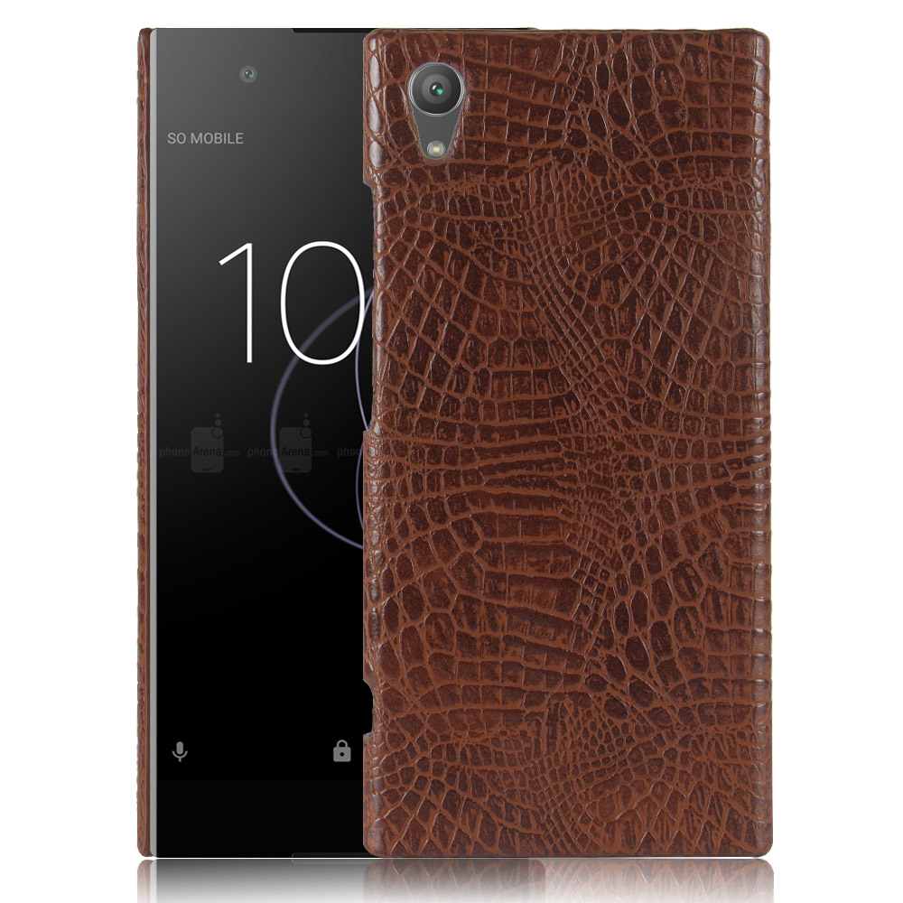 Ốp điện thoại từ da PU và PC cứng thời trang dành cho Sony Xperia XA1 Plus G3412 G3421 G3423 G3416