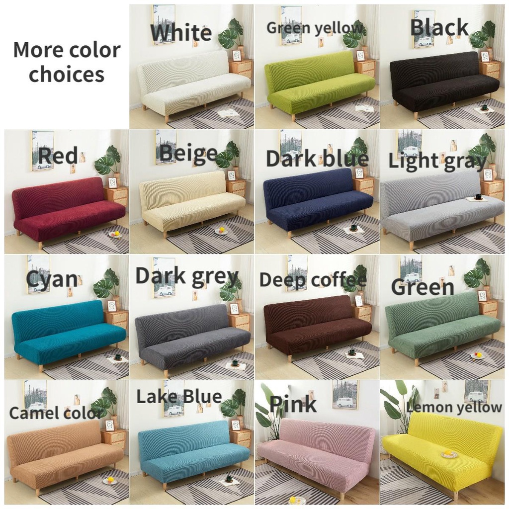 1 Vỏ Bọc Ghế Sofa Màu Trơn Co Giãn Chống Trượt Phong Cách Bắc Âu