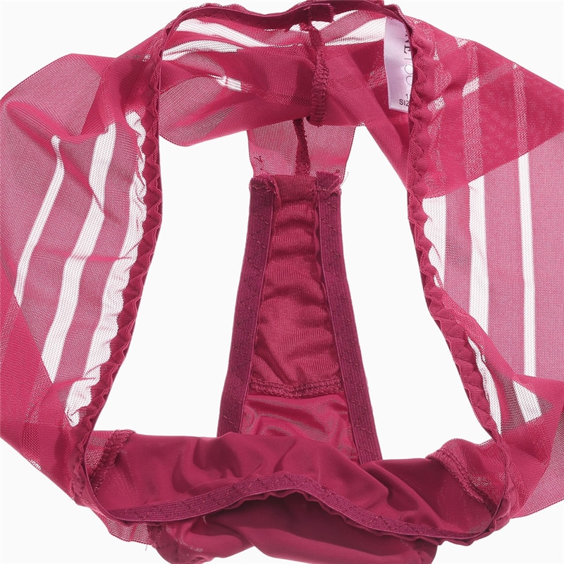 Quần lót TAKETALK vải cotton không đường may phối ren trong suốt quyến rũ cho nữ