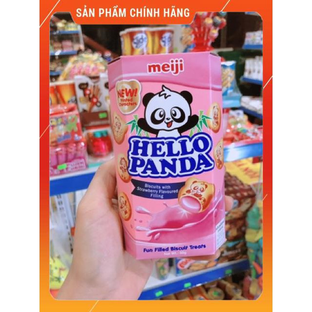 Bánh Gấu Hello Panda Meiji 3 Vị Hộp 50g