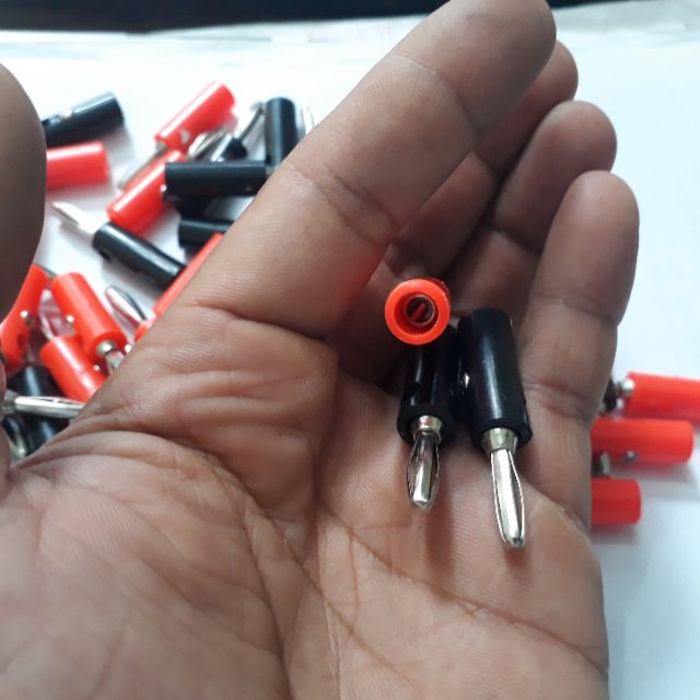 Combo 8c Jack bắp chuối - giắc cắm loa 4mm