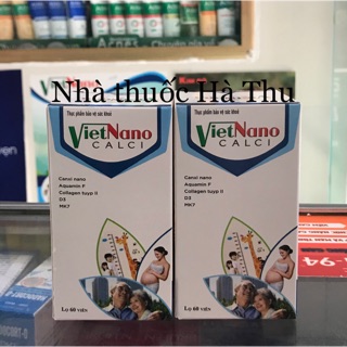 (1 hộp )Viên uống bổ sung canxi - VietNano Calci